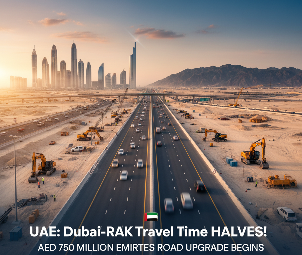 UAE Emirates Road Upgrade: Dubai–Ras Al Khaimah Travel Time to Drop – Why RAK Investors Should Pay Attention?